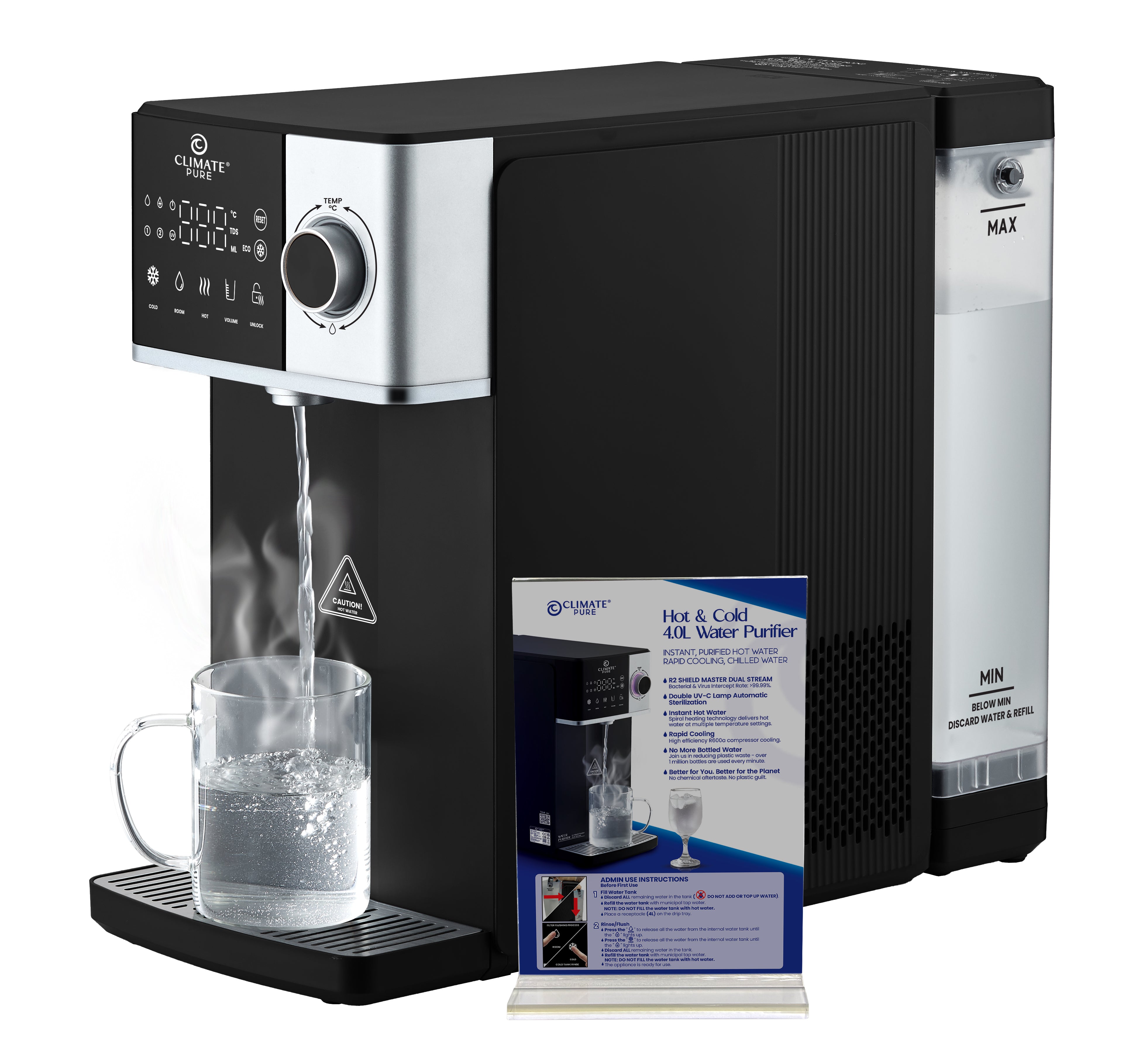 Climate Pure 4L Hot & Cold Water Purifier