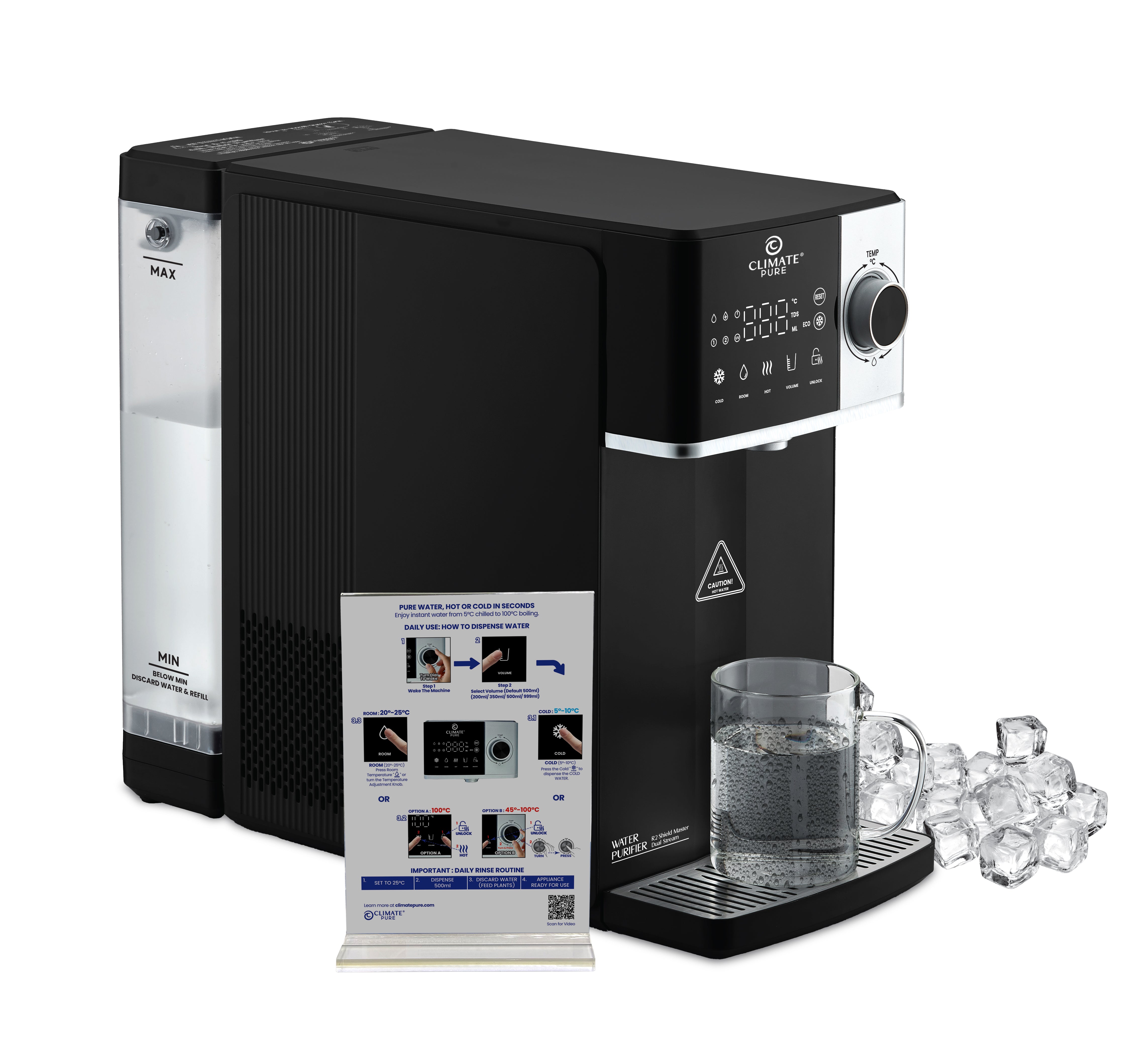 Climate Pure 4L Hot & Cold Water Purifier