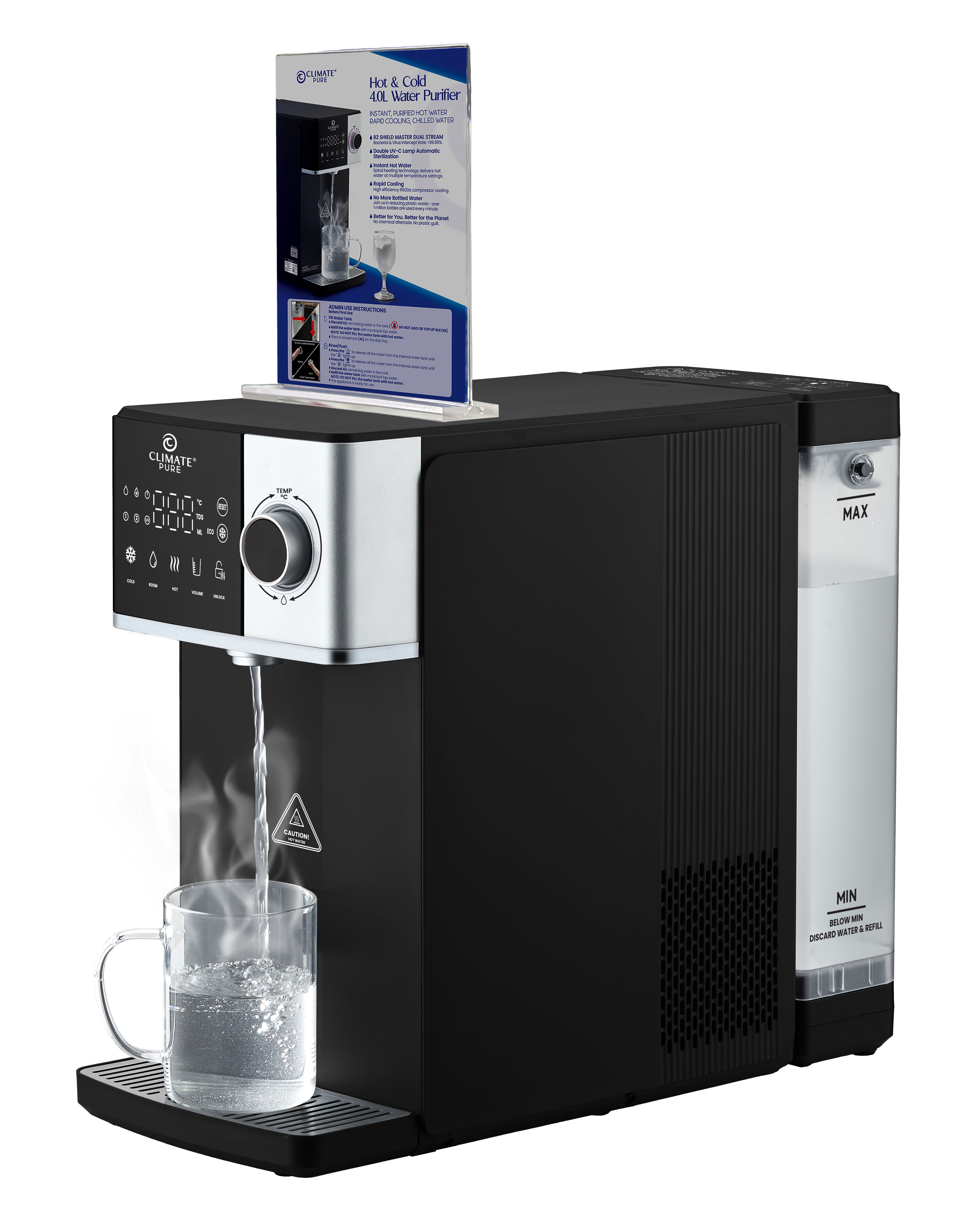 Climate Pure 4L Hot & Cold Water Purifier