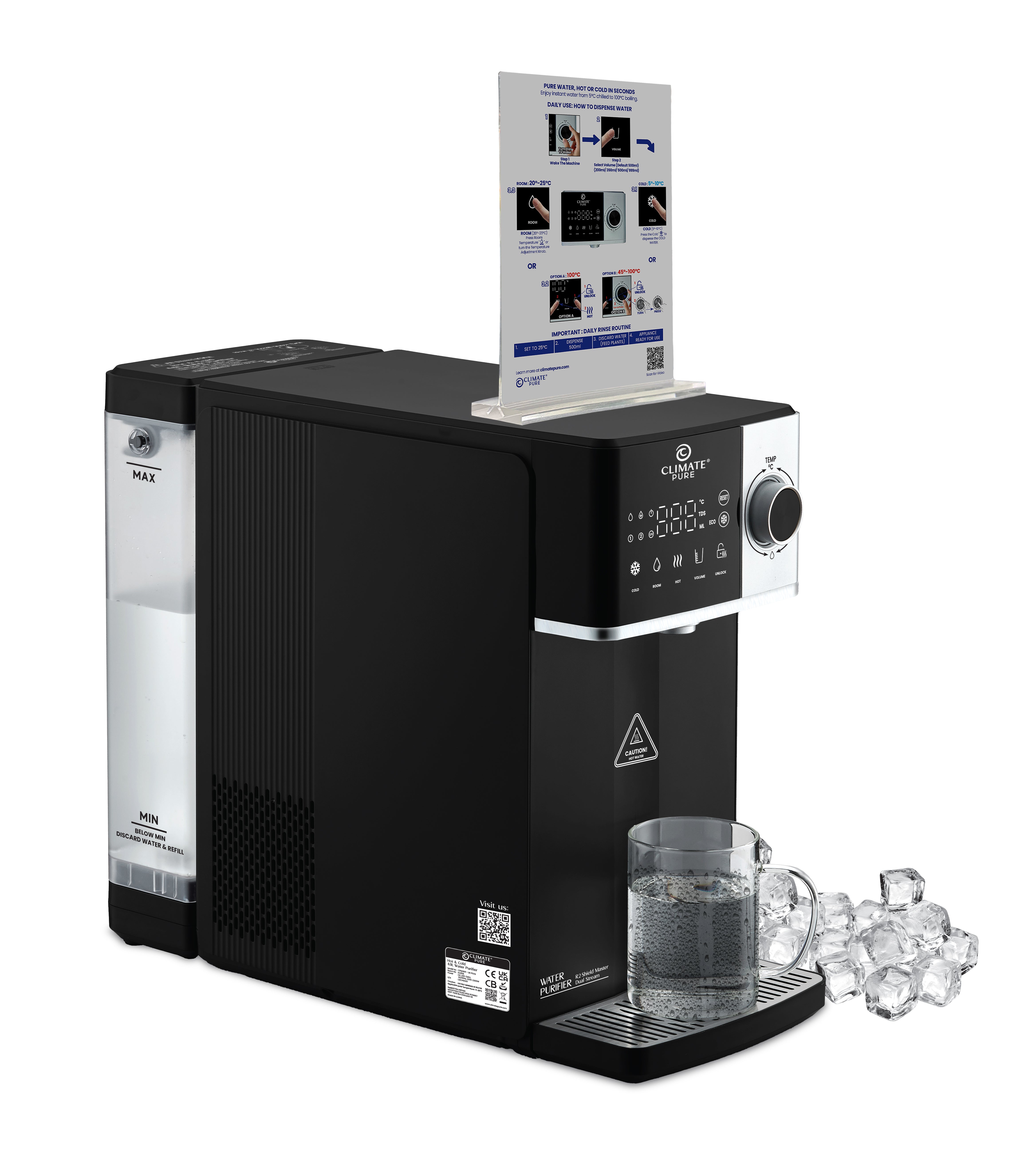 Climate Pure 4L Hot & Cold Water Purifier